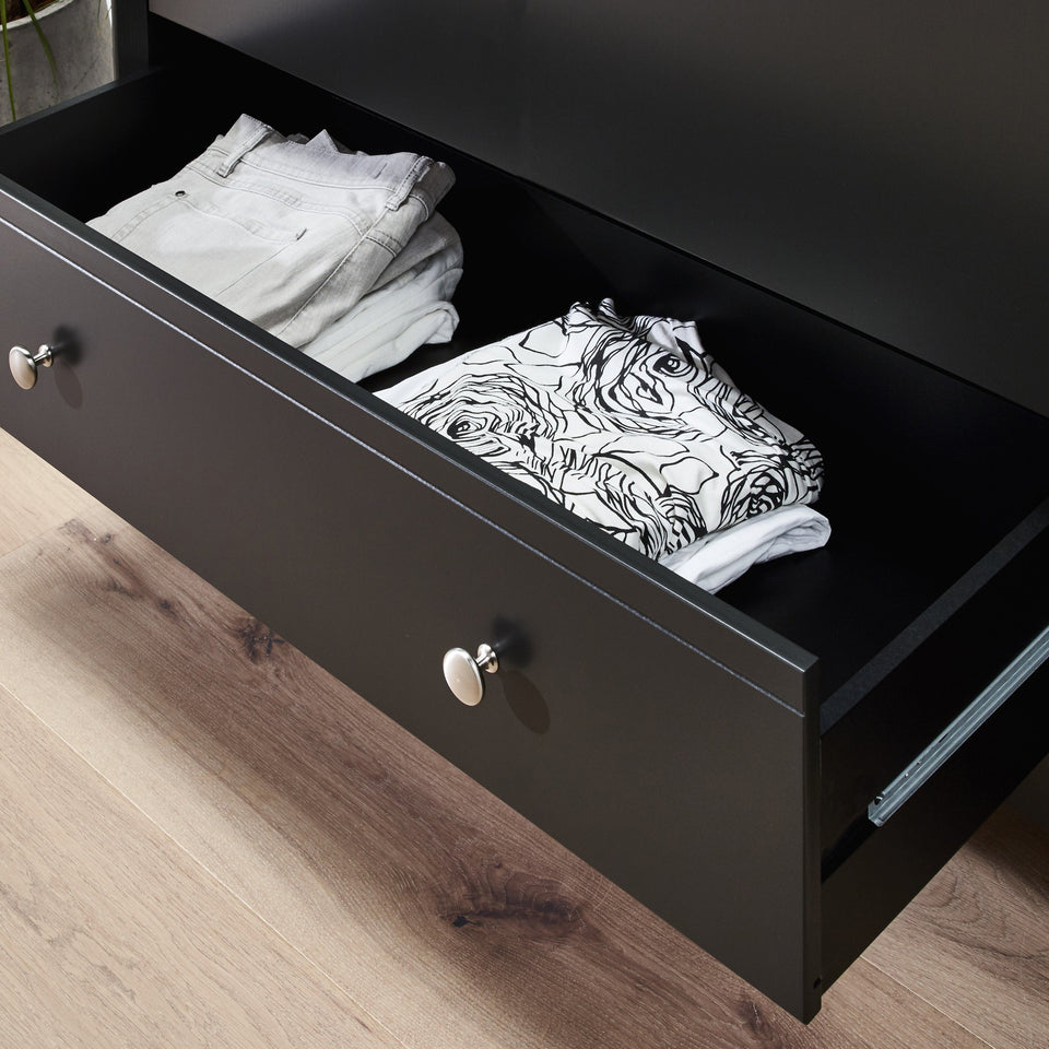 Baroque 3drw Wide Chest Black