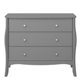 Baroque 3drw Wide Chest Grey