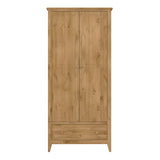 Heston 2 Door Wardrobe Pine