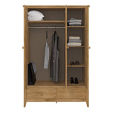 Heston 3 Door Wardrobe Pine