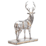 Large Standing Decorative Stag in SILVER