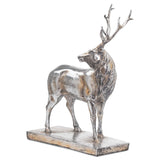 Large Standing Decorative Stag in SILVER