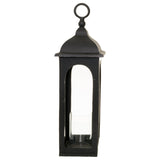 Farrah Collection Black Cast Loop Top Lantern in BLACK