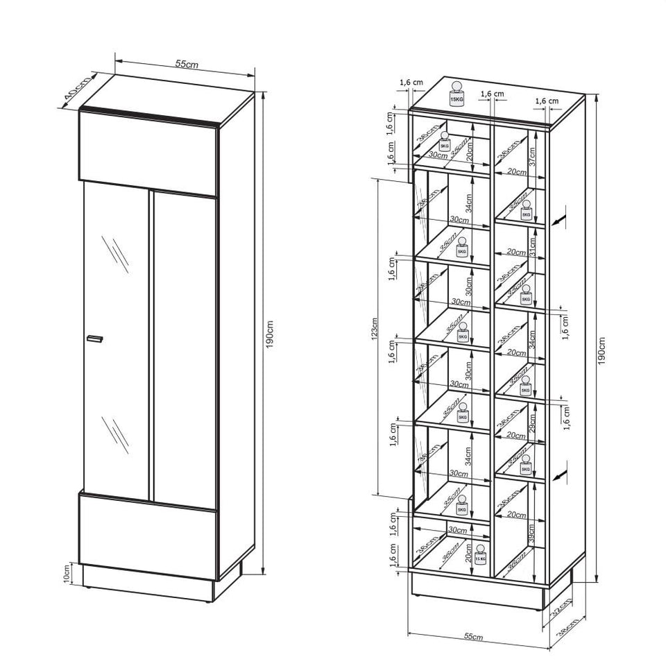 Sensis VAII Entertainment Media Wall Unit