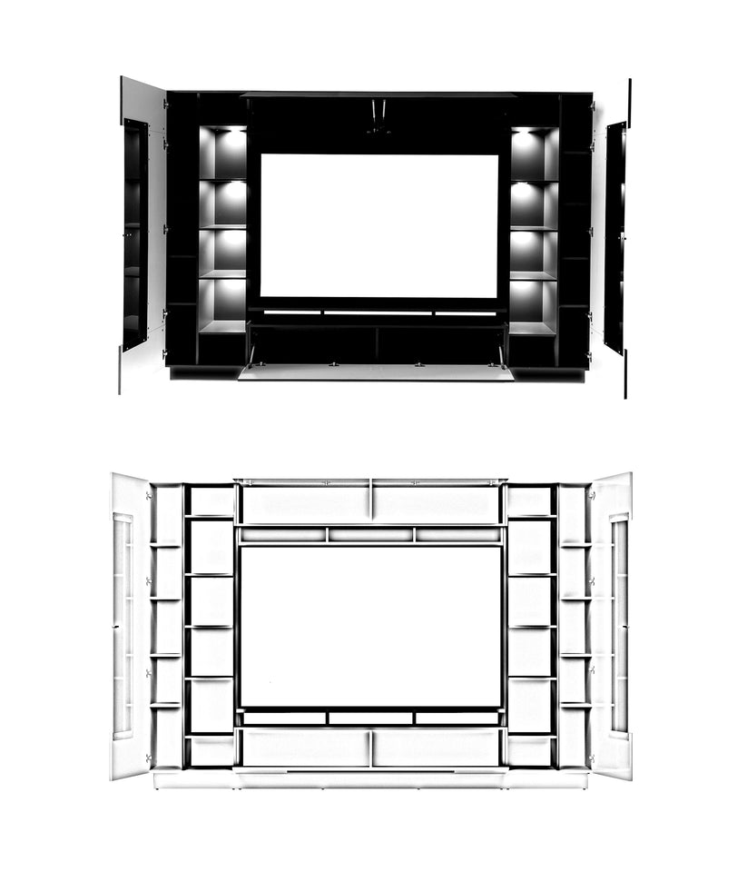 Nata VA Entertainment Media Wall Unit