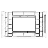 Nata VA Entertainment Media Wall Unit