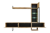 Rise TV Entertainment Media Wall Unit