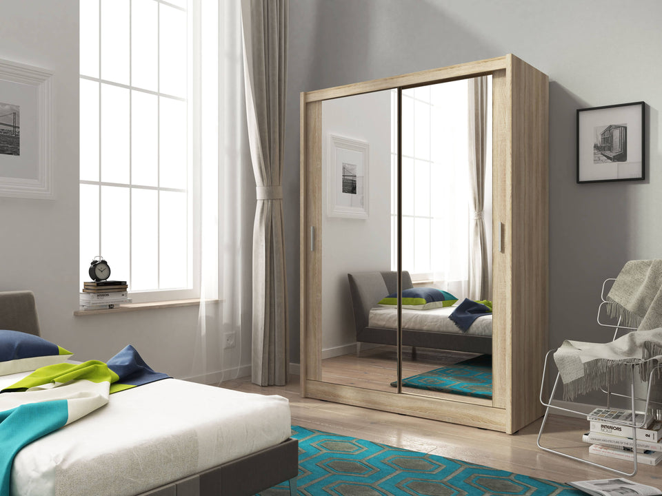 Maja Sliding Door Wardrobe 130cm