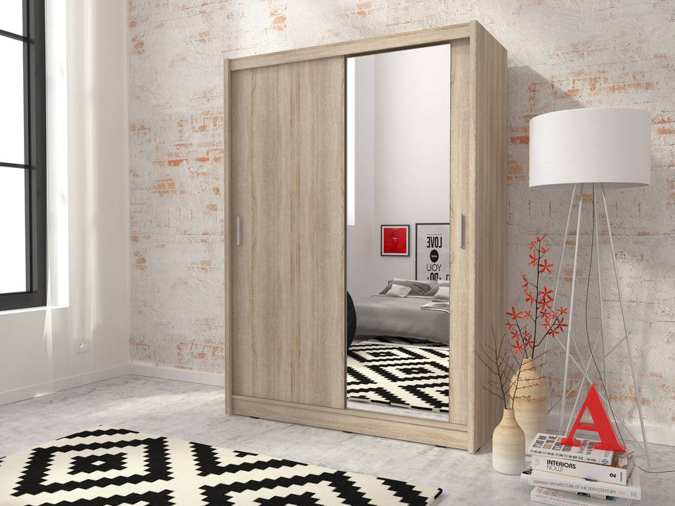 Maja Sliding Door Wardrobe 130cm