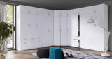 Snow 04 Hinged Door Wardrobe 136cm
