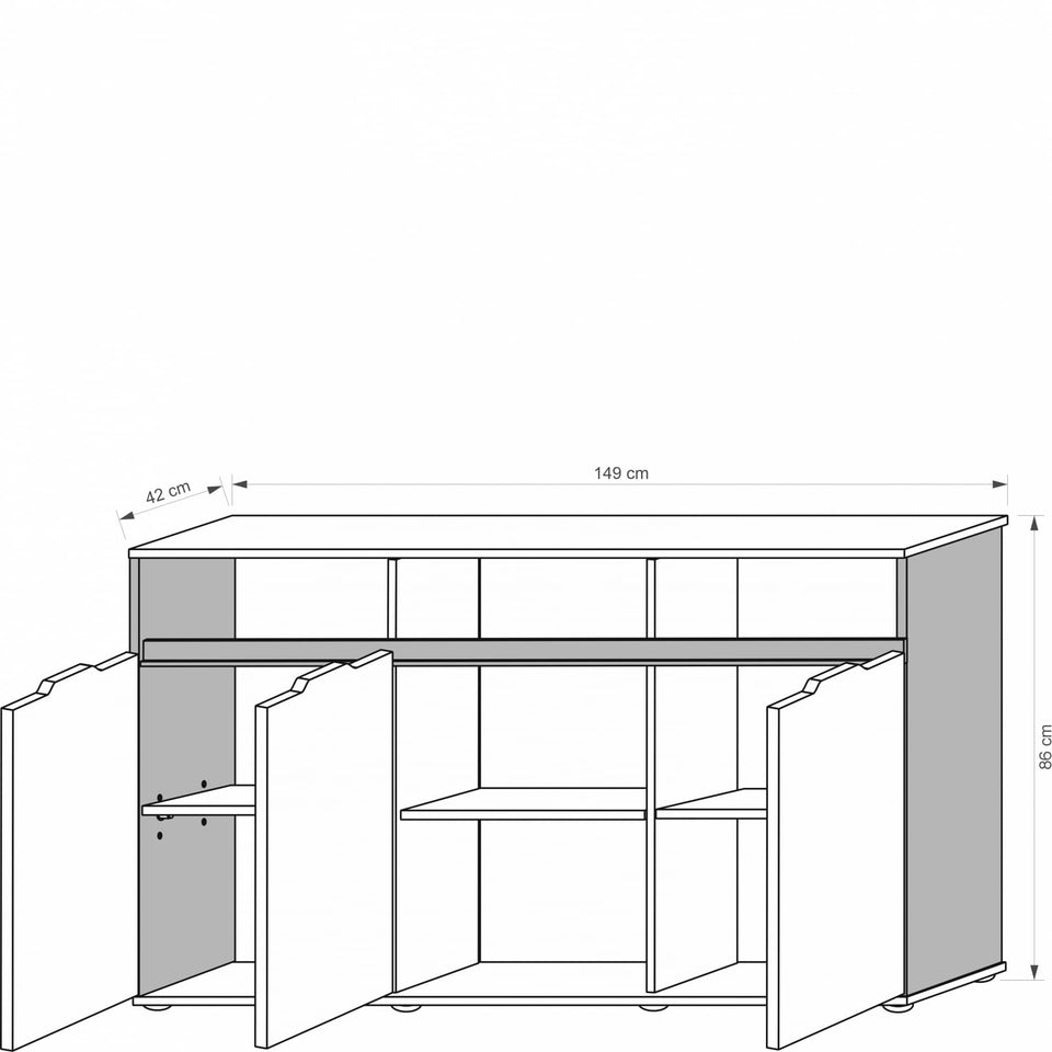 Volpiano K6 Sideboard Cabinet
