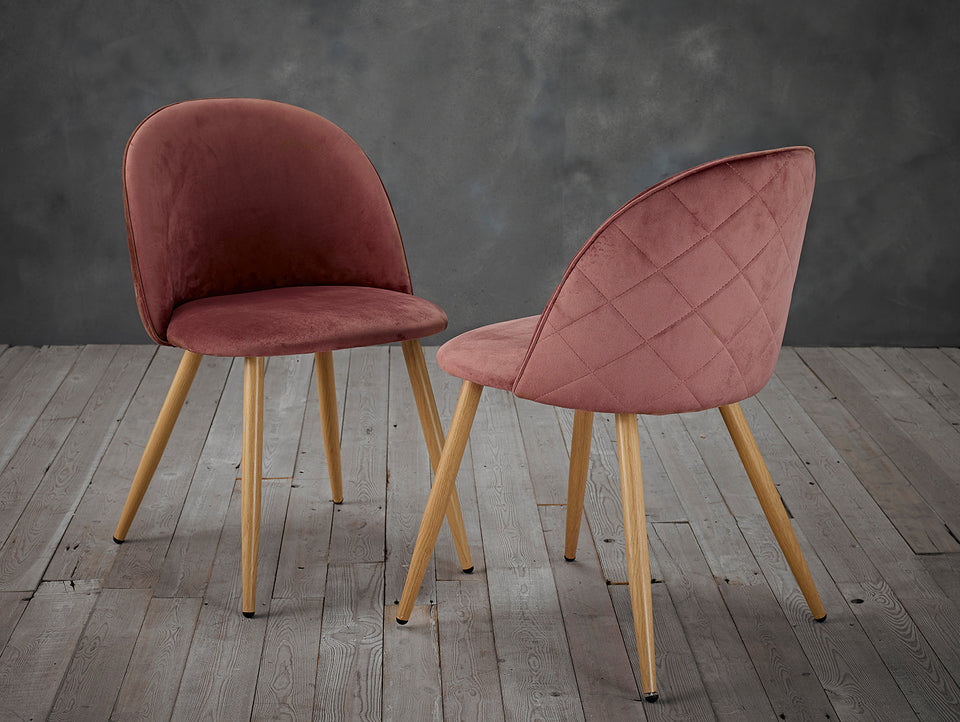 Venice Dining Chairs Pink (PK 2)